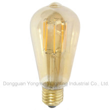 Factory Direct Sell 4W/6W St64 Lighting Bulb with Gold Cover